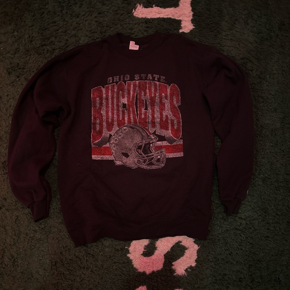 Vintage Ohio State football sweater